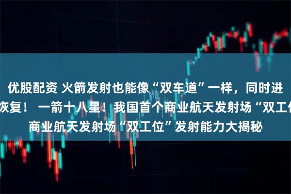 优股配资 火箭发射也能像“双车道”一样，同时进行？7天发射、7天恢复！ 一箭十八星！我国首个商业航天发射场“双工位”发射能力大揭秘
